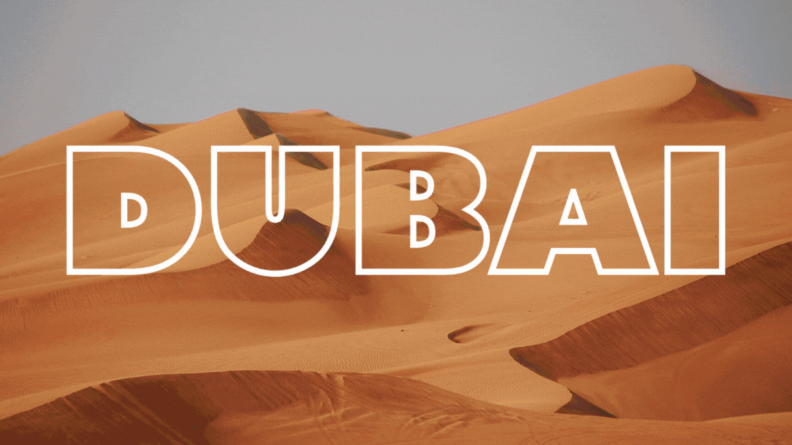 Exciting news about out Dubai 2024 Trip